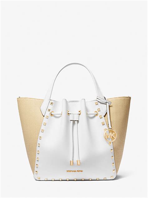 michael kors smith bucket bag|Michael Kors phoebe large tote.